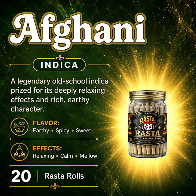 20 Pack of Rasta Rolls
